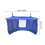Protection Soleil Casquette Bleu Ajustable Avec Filet 2