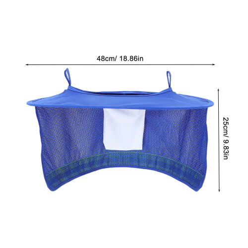 Protection Soleil Casquette Bleu Ajustable Avec Filet 1