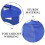 Protection Soleil Casquette Bleu Ajustable Avec Filet 4