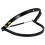 3Pièces Fixation Casque Soudure Aluminium Noire 2