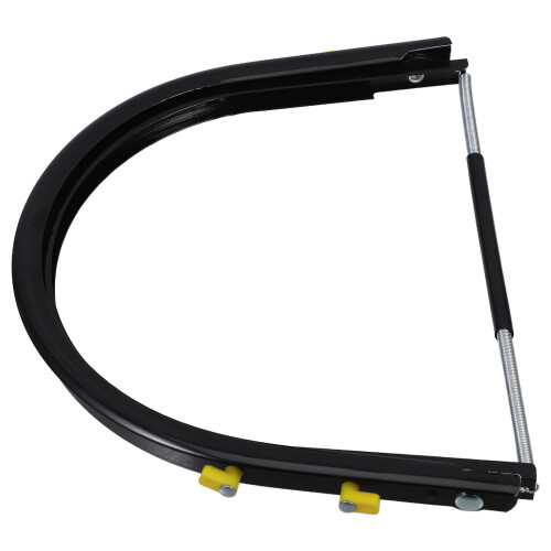 3Pièces Fixation Casque Soudure Aluminium Noire 2