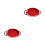 2Pcs Red Ceramic Pie and Baking Dishes with Side Handles for Oven Use 5