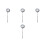 4Pcs Fishing Net Replacement Black Corrosion-Resistant Telescopic 4