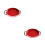 2Pcs Red Ceramic Pie and Baking Dishes with Side Handles for Oven Use 6