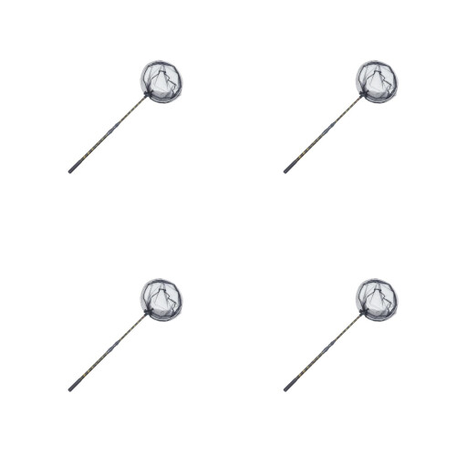 4Pcs Fishing Net Replacement Black Corrosion-Resistant Telescopic 2