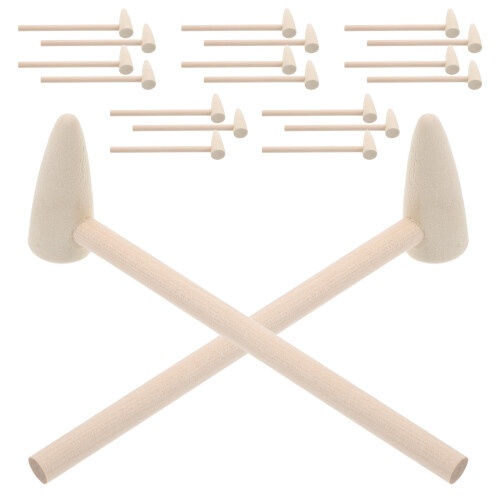 100Pièces Mini Maillets En Bois Jouets Marteaux Pour Enfants Créatifs