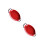 2Pcs Red Ceramic Pie and Baking Dishes with Side Handles for Oven Use 8