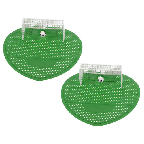 10Pcs Men Urinal Scented Deodorizer Screens Green ABS Silicone Pads 2