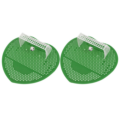 10Pcs Men Urinal Scented Deodorizer Screens Green ABS Silicone Pads 1