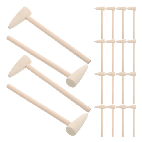100Pièces Mini Maillets En Bois Jouets Marteaux Pour Enfants Créatifs 1