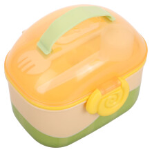 2Pcs Travel Milk Powder Storage Box Light Green Baby Food Organizer