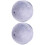 2Pcs Grey Plush Sphere Cushion Cozy Round Throw Pillow for Couch Decor 7