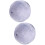 2Pcs Grey Plush Sphere Cushion Cozy Round Throw Pillow for Couch Decor 9