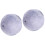 2Pcs Grey Plush Sphere Cushion Cozy Round Throw Pillow for Couch Decor 6