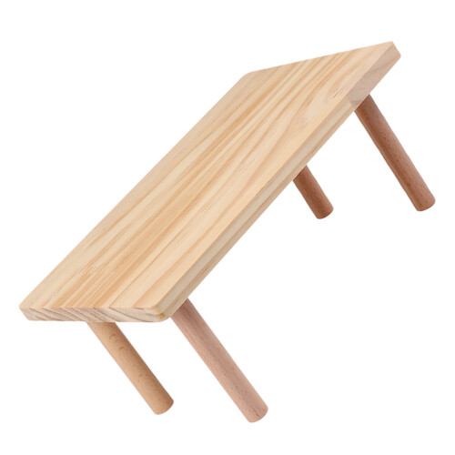 3Pcs Natural Wood Hamster Activity Platform Multi-Color Cage Accessory 2