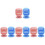 8Pcs Reusable Makeup Sponge Container Portable Powder Puff Storage Box 4