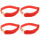 4Pcs Heavy Duty Collar Adjustable Metal Buckle Pet Accessory 7