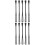 10Pcs Practical Plastic Egg Whisk Spoon Combo for Kitchen Baking 7