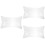 3Pcs Portable Transparent Camping Pillow Inserts Easy Inflate Cushions 8