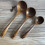 Wooden Ladle Kitchen Utensils Set Light Brown Long Handle 1pcs 2