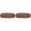 2Pcs Khaki Portable Linen Eyeglass Holder Hard Shell Spectacle Case 3