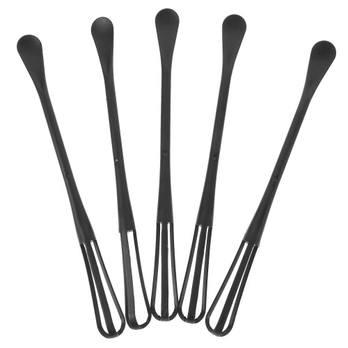 10Pcs Practical Plastic Egg Whisk Spoon Combo for Kitchen Baking 2