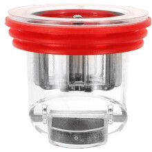 4Pcs Acrylic Sink Drain Stopper Red Kitchen Floor Drain Odor Blocker
