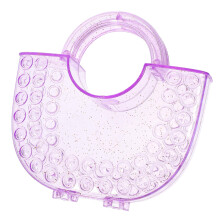 3Pièces Conteneur Sac Violet Plastique Pour Bijoux DIY