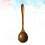 Wooden Ladle Kitchen Utensils Set Light Brown Long Handle 1pcs 10