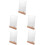 5Pcs Acrylic Sign Holders with Stable Wooden Base for Table Display 8
