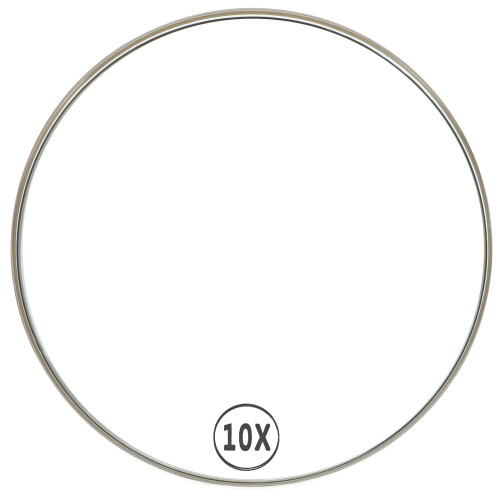 3Pcs Resin Magnifying Makeup Mirror Single Side with Suction Cup 1