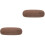 2Pcs Khaki Portable Linen Eyeglass Holder Hard Shell Spectacle Case 4