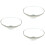 3Pcs Resin Magnifying Makeup Mirror Single Side with Suction Cup 8