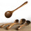Wooden Ladle Kitchen Utensils Set Light Brown Long Handle 1pcs 9