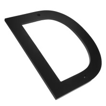 3Pcs Black Acrylic House Letters Durable Door Letter Sign for Address