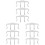 9Pcs Multi-Function Music Sheet Clips Silver Metal Clamp for Reading 4