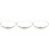 3Pcs Resin Magnifying Makeup Mirror Single Side with Suction Cup 6