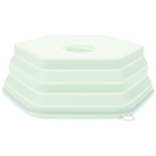 3Pcs Light Green Silicone Microwave Lid Covers Reusable Food Covers