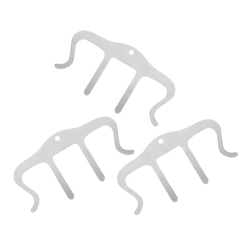 9Pcs Multi-Function Music Sheet Clips Silver Metal Clamp for Reading 2