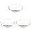 3Pcs Resin Magnifying Makeup Mirror Single Side with Suction Cup 4