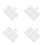 4Sets Foam Weaving Board Kit Assorted Colors DIY Bracelet Craft Tool 7