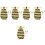 5Sets Bee Wing Cosplay Accessories Lightweight Fabric Kit 6