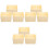 9Sets Light Yellow Plastic Tofu Press Mold Household Cheese Press Tool 5