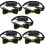 5Pcs Luminous Bow Ties Black Polyester Light Up Wedding Party Decor 9