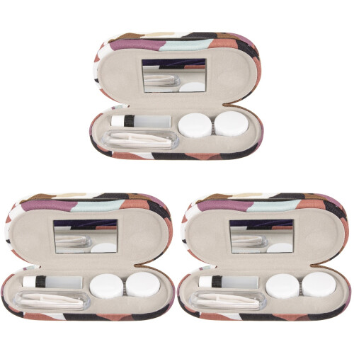3Sets Dual-Purpose Glasses Organizer Hard Shell Travel & Home Case 2