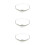 3Pcs Resin Magnifying Makeup Mirror Single Side with Suction Cup 10