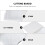 1Pc Safe White Plastic Cutting Board with Drain Basket for Fruit Veg 7