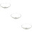 3Pcs Resin Magnifying Makeup Mirror Single Side with Suction Cup 11