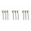 9Pcs Brass Metal Wire Brushes for Rust Removal and Surface Cleaning 7
