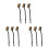9Pcs Brass Metal Wire Brushes for Rust Removal and Surface Cleaning 6